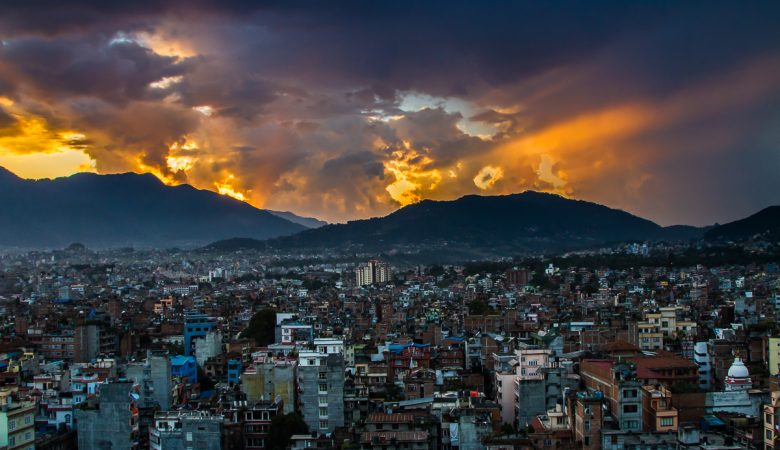 Sunset, Kathmandu, Nepal